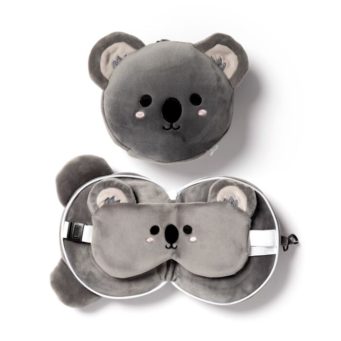 Cestovní polštář a maska na oči  Relaxeazzz- Koala