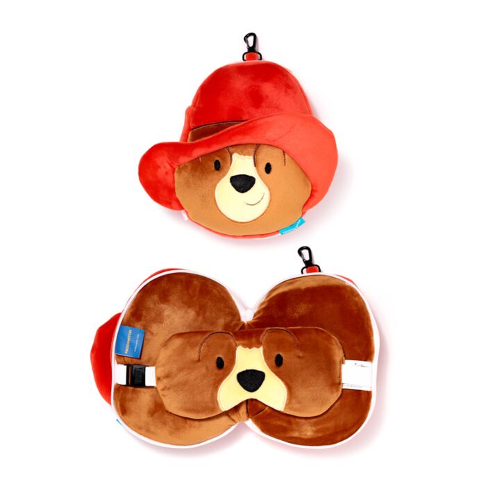 Cestovní polštář a maska na oči  Relaxeazzz - Paddington Bear - medvídek