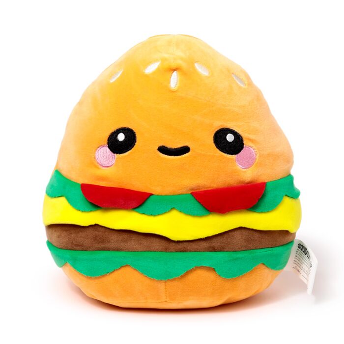 Plyšová hračka Squidglys Foodiemals- Burger Hammy
