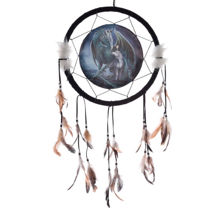 Lapač snů 33 cm - Lisa Parker - Drak magický ochránce