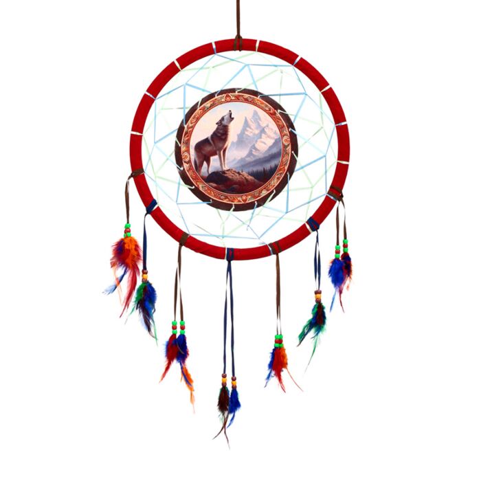 Lapač snů 33 cm - Horský vlk