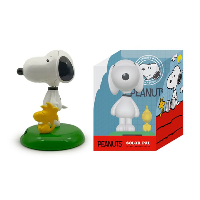 Figurka - solární - Peanuts Snoopy & Woodstock