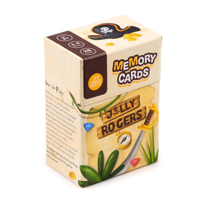 Paměťové karty - Pexeso - dětské - Pirát Jolly Rogers 