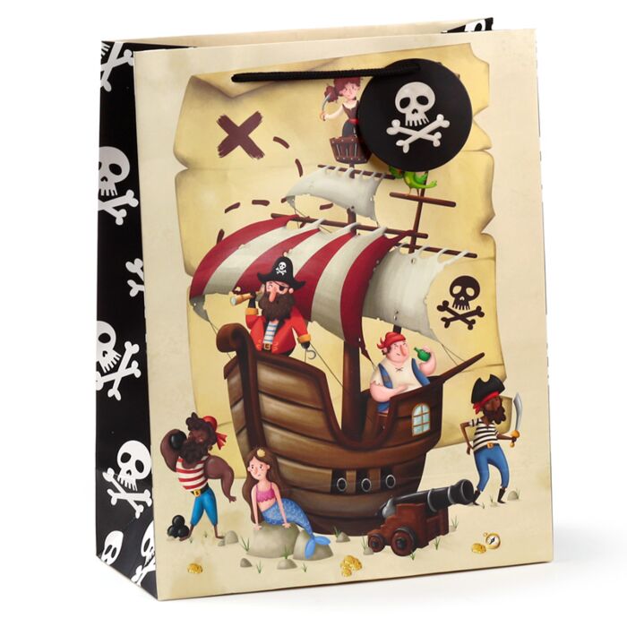 Dárková taška- Velká - Jolly Rogers Pirát
