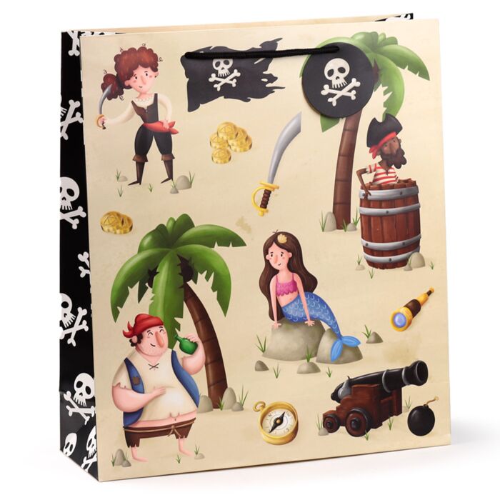 Dárková taška - Extra velká - Pirát Jolly Rogers 