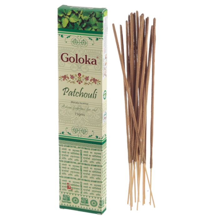 Vonné tyčinky Goloka Masala Pačuli