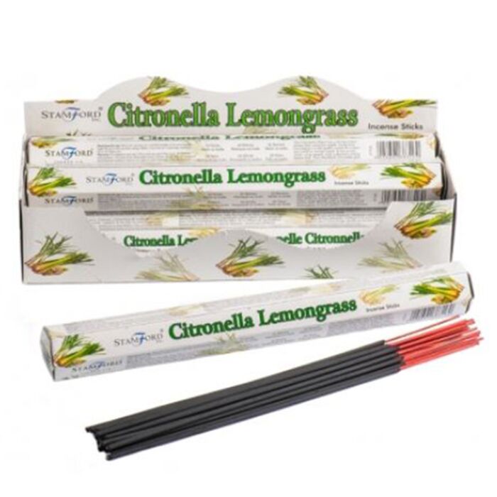 37316 Vonné tyčinky Stamford Premium Hex - Citronella & Citrónová tráva