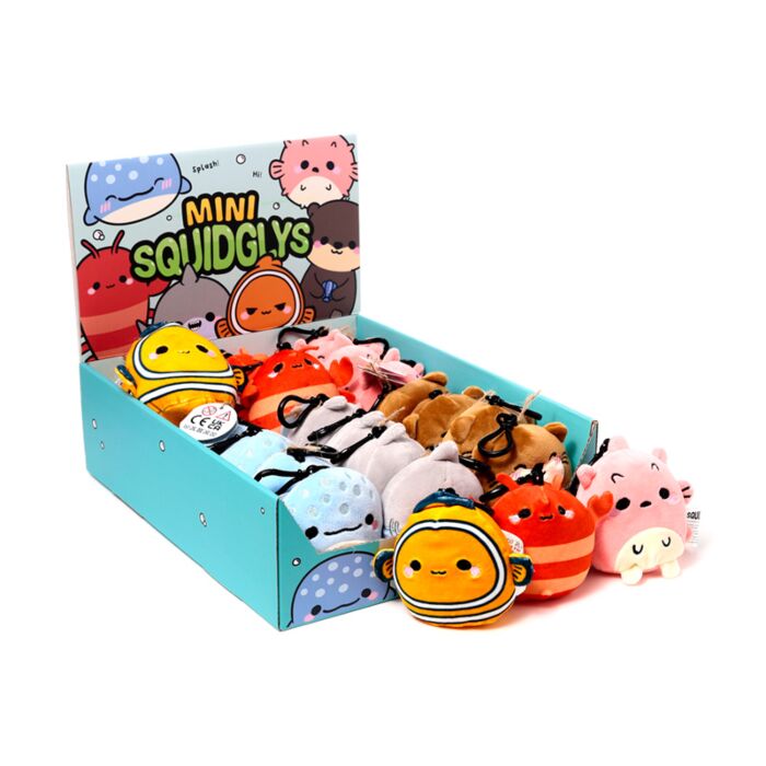 Klíčenka - plyšová- Squidglys Adoramals - Mořský svět