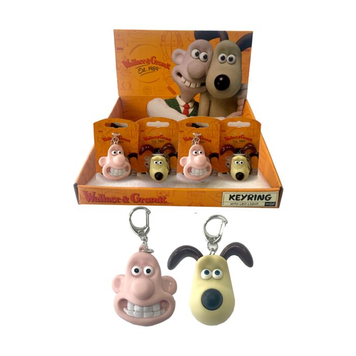 Klíčenka - LED osvětlení - Wallace a Gromit