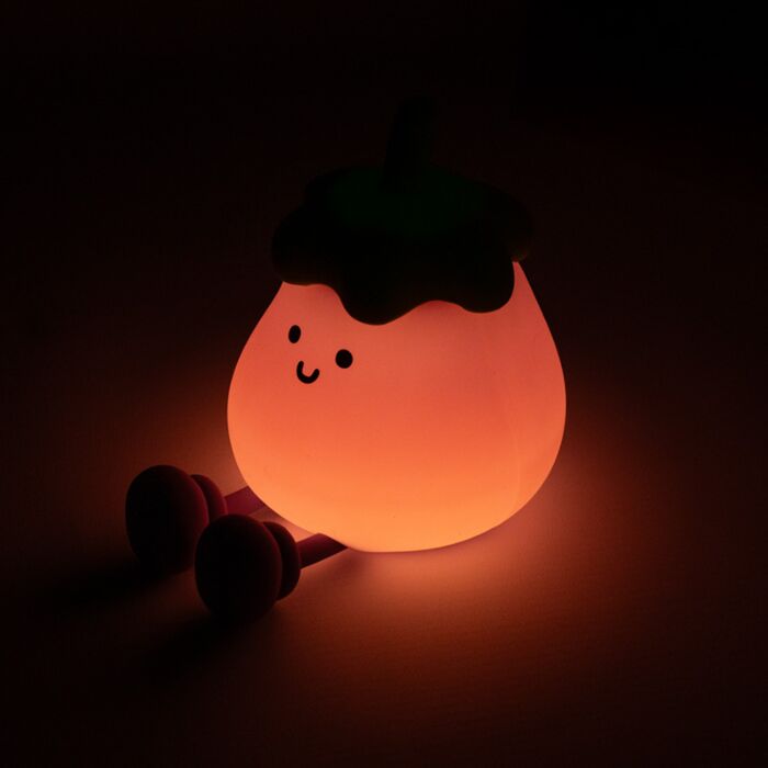 Noční světlo LED a stojánek na telefon - Foodiemals Lilek
