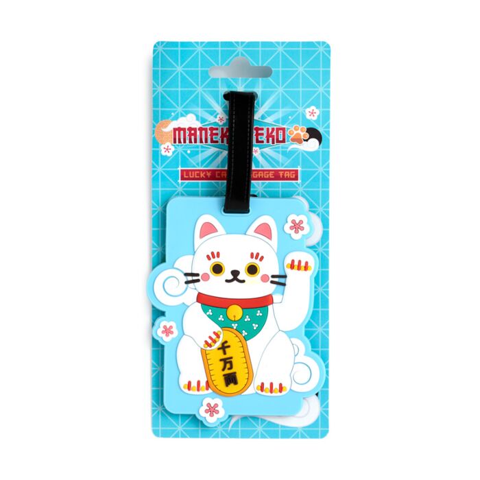 Visačka na zavazadlo - Kočka Maneki Neko 