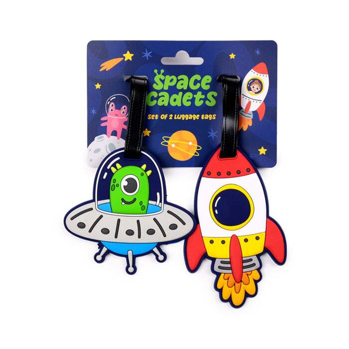 Visačka na zavazadlo - Sada 2 ks - Space cadet - Vesmír - Astronaut