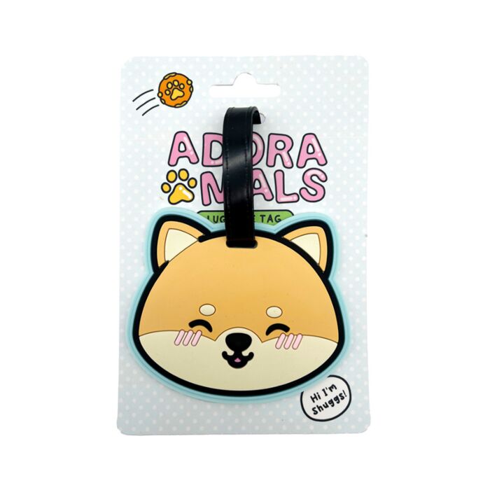 Visačka na zavazadlo - Adoramals - Shuggs - Pes Shiba Inu