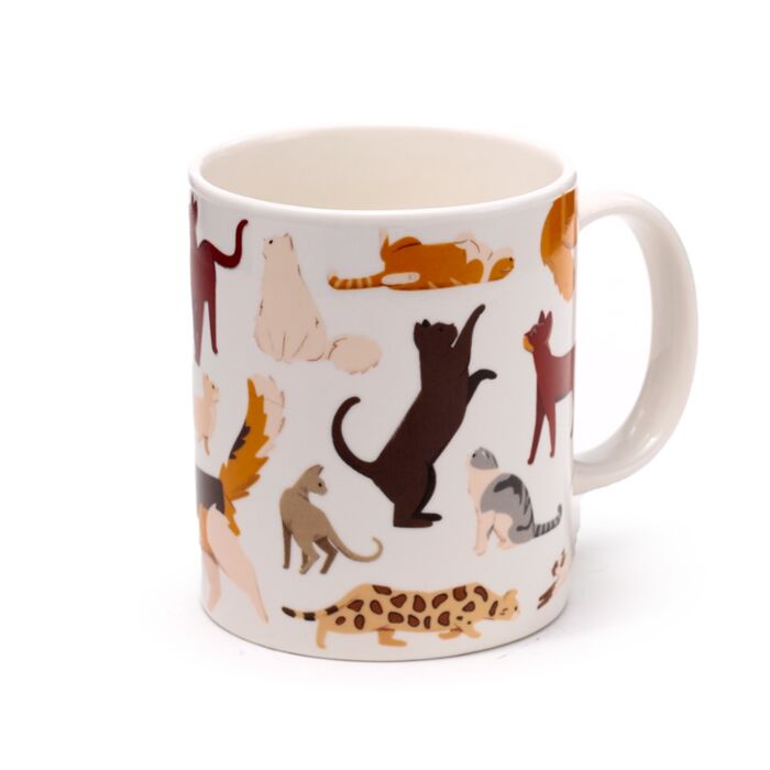 Porcelánový hrnek - Kočka -Feline Fine Cats 