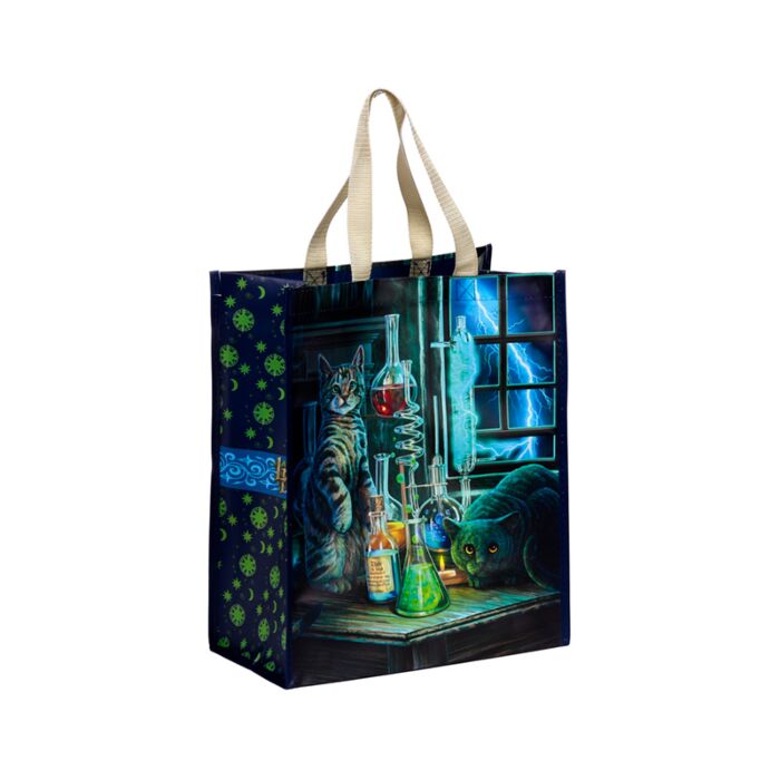 Nákupní taška Kočka - Jekyll and Hyde - design Lisa Parker 