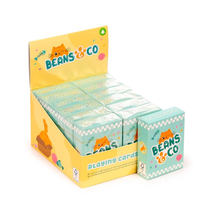 Standardní balíček hracích karet Kočka Beans & Co 