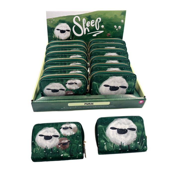 Malá peněženka se zipem - Sheep - Ovečka