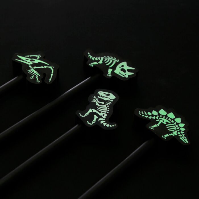 Tužka - guma - Dinosaurus- kostra- neon