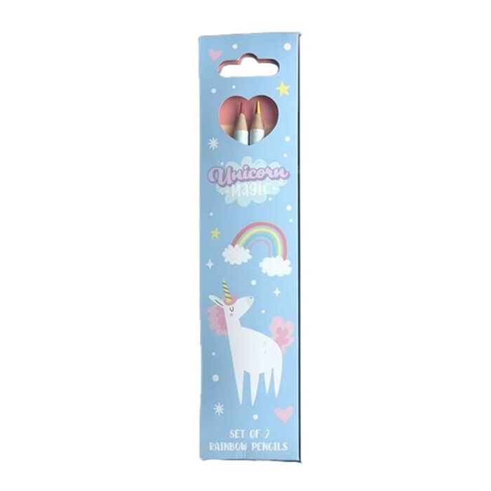 Tužka - duhová - sada 2 ks - Unicorn Magic - Kouzelný jednorožec
