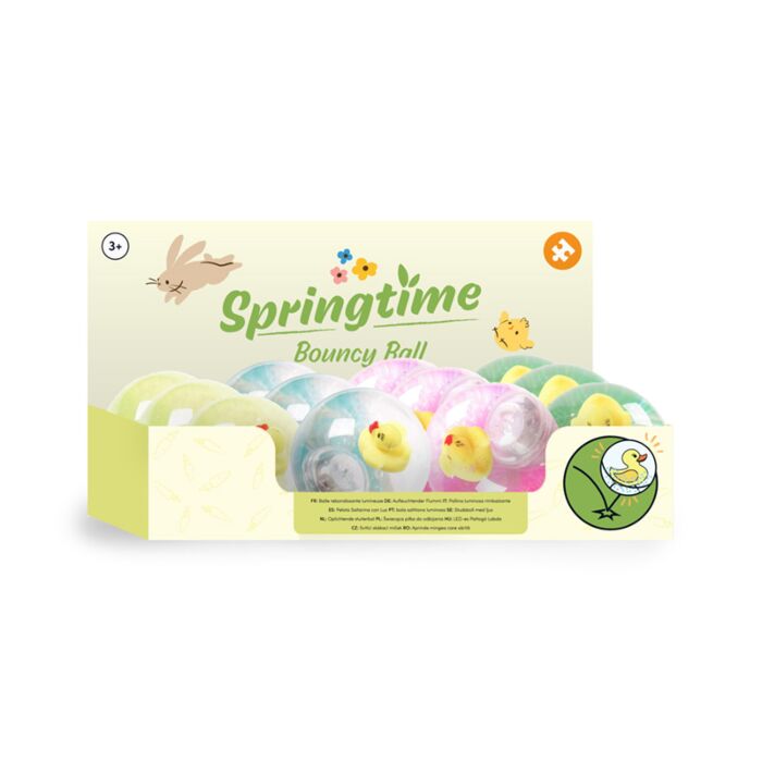 Skákací míček - blikající - LED - Springtime - Jaro - Kačenka