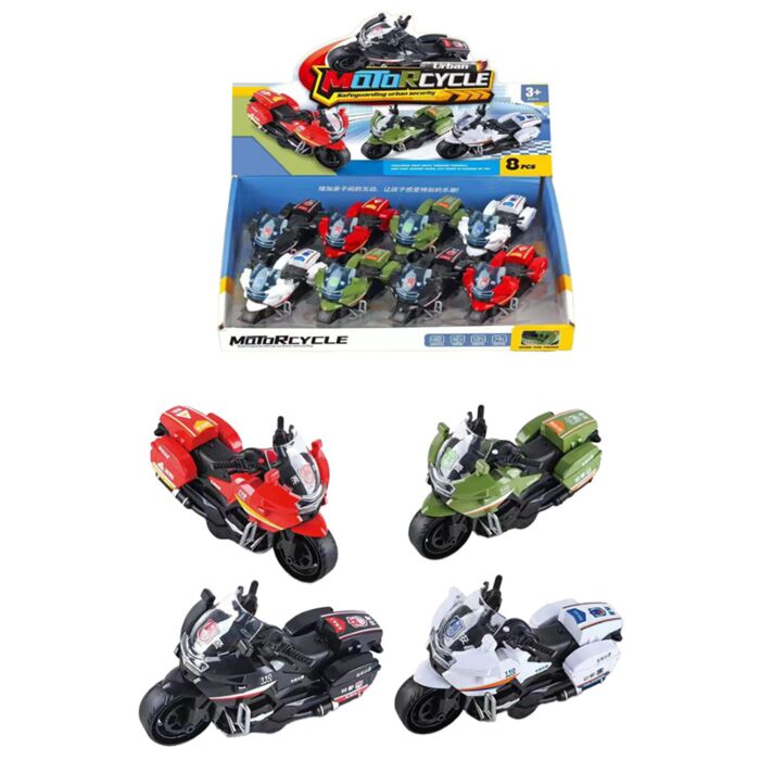 Autíčko - Natahovací - Motorka