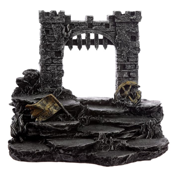 Stojan na figurky - Středověký rytíř - hrad