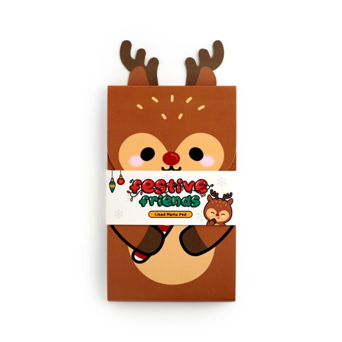 Zápisník - zavírání Flip - vánoční - Sváteční kamarádi - Sob Rudolf