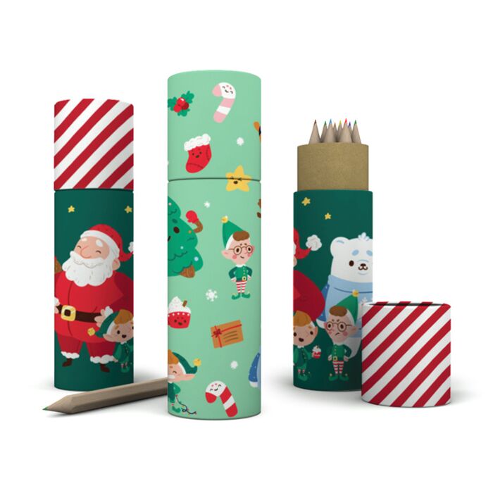 Sada pastelek - krabička -12 ks - Vánoční kamarádi - Jingle