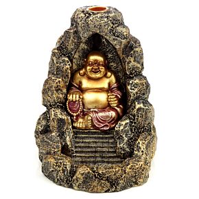 Aromalampa s kouřovým vodopádem Čínský Buddha