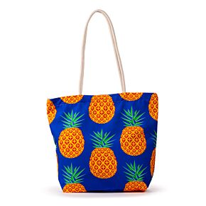 Taška - plážová - plátno - Ananas