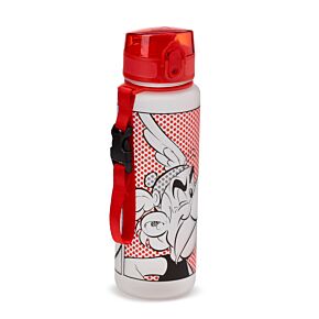 Nerozbitná plastová láhev s víčkem 600ml - Asterix a Obelix