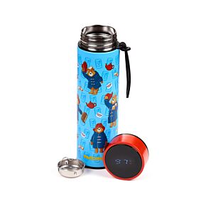 Nerezová termoláhev  s digitálním teploměrem 450ml - Medvídek Paddington 