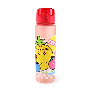 Nerozbitná plastová láhev s víčkem 600ml - Pusheen - Ovoce