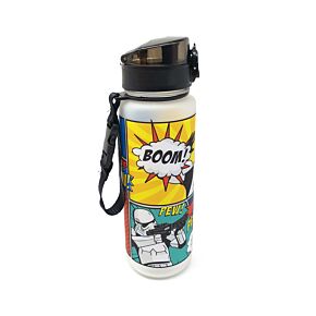 Nerozbitná plastová láhev s víčkem 600ml -The Original Stormtrooper Komiks