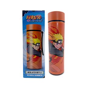 Nerezová termoláhev  s digitálním teploměrem 450ml - Naruto
