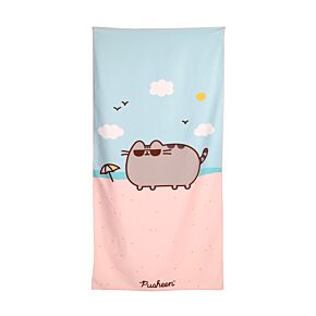 Osuška - plážová - mikrovlákno  - Kočka Pusheen 