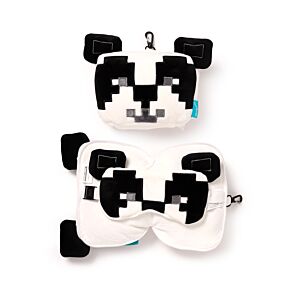 Cestovní polštář a maska na oči  Relaxeazzz - Minecraft Panda