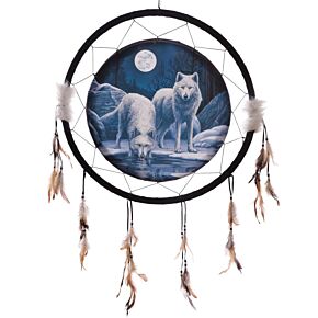 Lapač snů Zimní válečníci, 60cm, design Lisa Parker