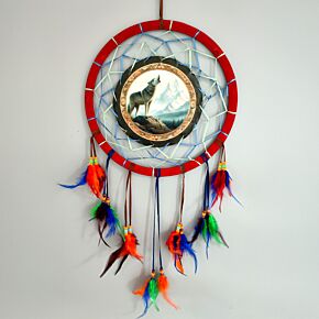 Lapač snů 33 cm - Horský vlk