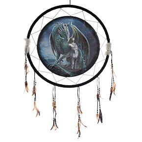 Lapač snů Drak magický ochránce, design Lisa Parker, 60cm