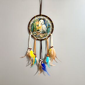 Lapač snů 16 cm - Lisa Parker - Sova - Strážce kouzel