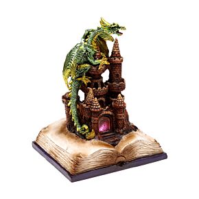Dekorace - soška - LED - Temné legendy - Zemský drak -  Zakletý hrad