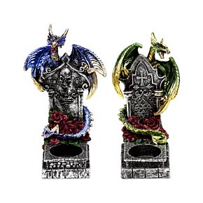 Svícen na čajovou svíčku Temné legendy - Strážce mrtvého draka