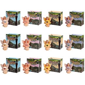 Figurka - Víla s drahokamem v mini dárkové taštičce