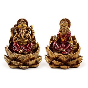 Figurka - Zlatý ganeš & Lakshmi Lotus - sada 2