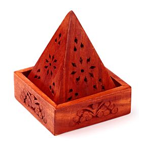 Krabička - vonné tyčinky- mangové dřevo - pyramida - Květiny