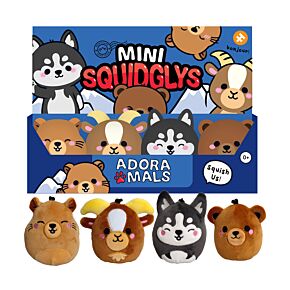Klíčenka - plyšová - mini - Squidglys -  Adoramals - Horská zvířátka