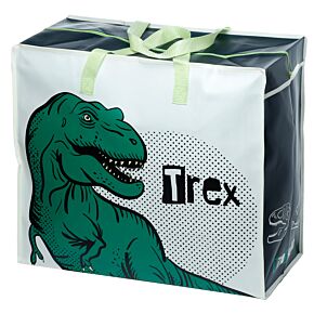 Taška na prádlo se zipem-Dinosaurus