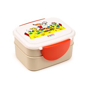 Svačinový box s příborem  Bento box - Pipi Dlouhá punčocha