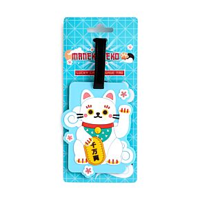Visačka na zavazadlo - Kočka Maneki Neko 